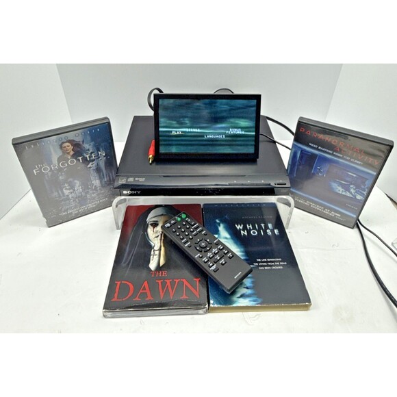 Sony Dvd Player Horror Movie Bundle Paranormal Activity White Noise 4 Films - Picture 2 of 9